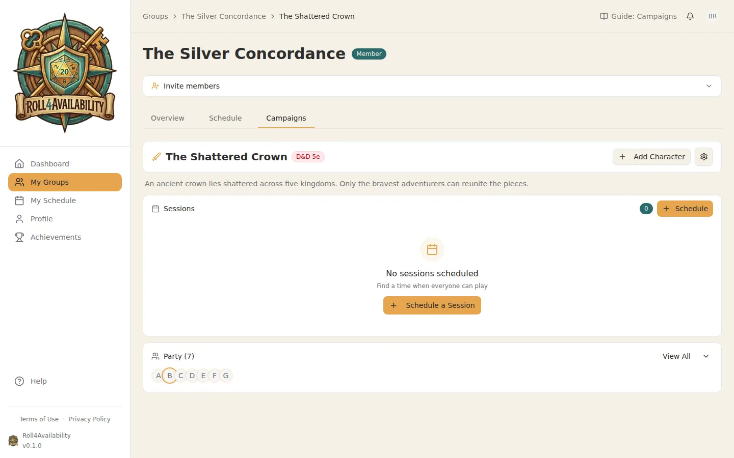 Managing Characters preview